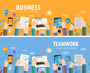 business vector logo design template. teamwork or company icon - obrazy, fototapety, plakaty
