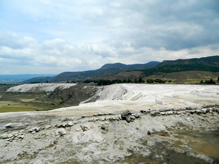 Travertine pools and terraces, Pamukkale, Turkey