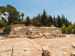 Old ruins of the village of Emmaus.