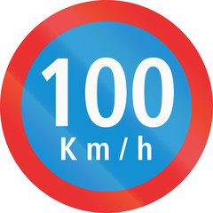 Speed Limit 100 In Mexico