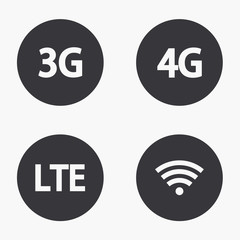 Vector modern mobile internet icons set 