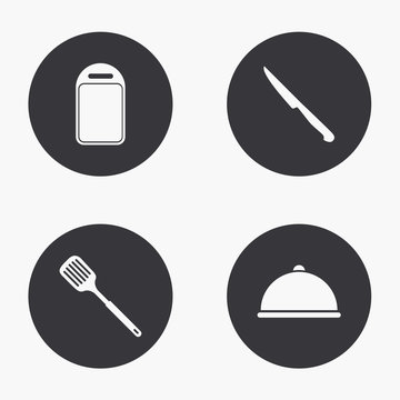 Vector modern kitchen appliances icons set