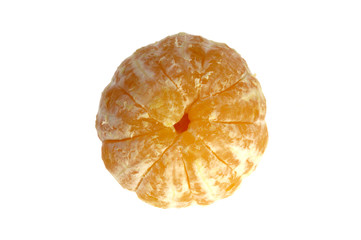 peeled tangerine