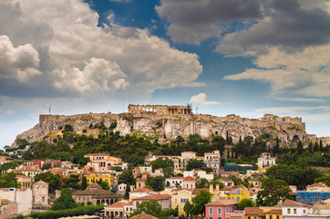 Fototapeta na wymiar View of Acropolis, Parthenon, Athens, Greece