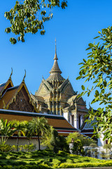 Obraz premium Wat pho is the beautiful temple in Bangkok, Thailand.