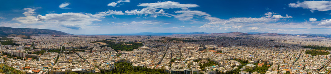 Fototapeta premium Huge Panorama View of Athens