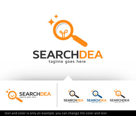 Search Idea Logo Template Design Vector 