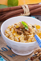 Pumpkin millet porridge