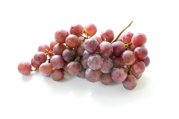 red grape on white