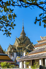 Fototapeta na wymiar Wat pho is the beautiful temple in Bangkok, Thailand.