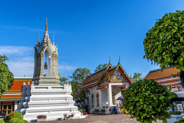 Naklejka premium Wat pho is the beautiful temple in Bangkok, Thailand.