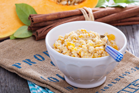 Pumpkin Millet Porridge