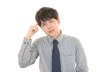 苦悩するビジネスマン