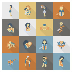 Happy Mothers Day Icons