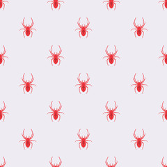 Seamless geometric pattern with a spider.