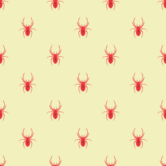 Obraz premium Seamless geometric pattern with a spider.