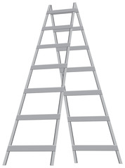 Metal stepladder