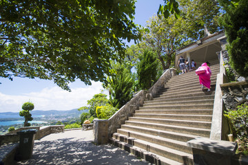 Obraz premium PHUKET, THAILAND-AUGUST 29, 2015 staircase to karon view point a