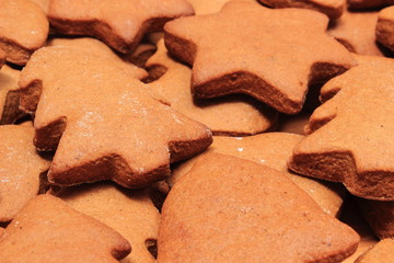 Fresh baked homemade Christmas cookies