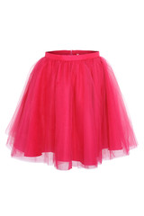 pink princess skirt on white background