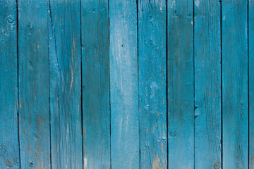 old wood blue wall texture close up - Powered by Adobe