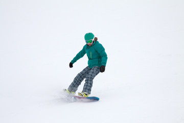 Fototapeta na wymiar snowboarder, Solden, Austria, extreme winter sport