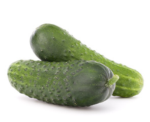 Cucumber vegetable  isolated on white background cutout