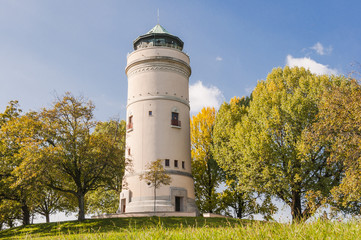 Basel, Stadt, Wasserturm, Bruderholz, Aussichtsturm, Spaziergang, Herbstwanderung, Basel-Stadt, Herbstfarben, Herbst, Basel-Stadt, Schweiz