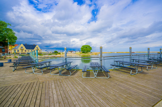 Harbour in Simrishamn, Sweden