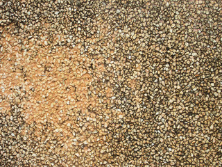 old dirty pebble stone texture background