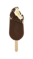 Bite Chocolate covered vanilla ice cream