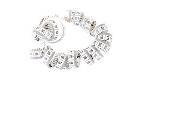 measuring tape isolated on white background