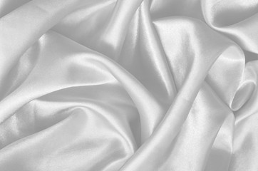 Texture white satin, silk background