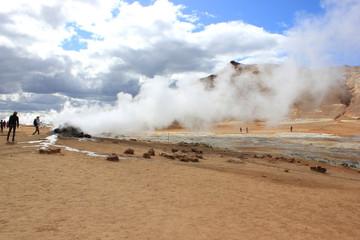 Panorama: Das Naturjuwel Hverarönd auf Island