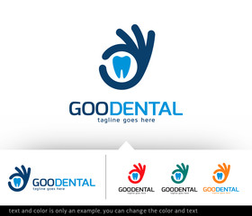 Good Dental Logo Template Design Vector 