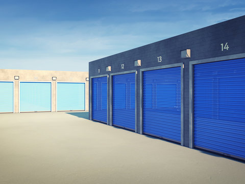 Outdoors storage units , Self storage facility