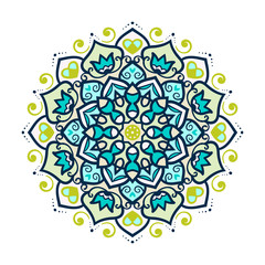 Vector mandala ornament.