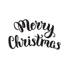Merry Christmas lettering