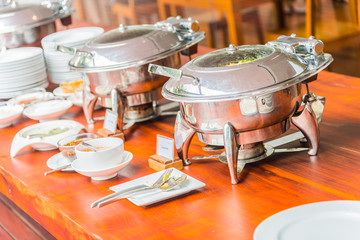 Catering buffet food