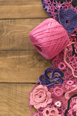 Obraz na płótnie Canvas the product is handmade, crochet