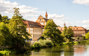 Blick auf Residenzschloss Bamberg