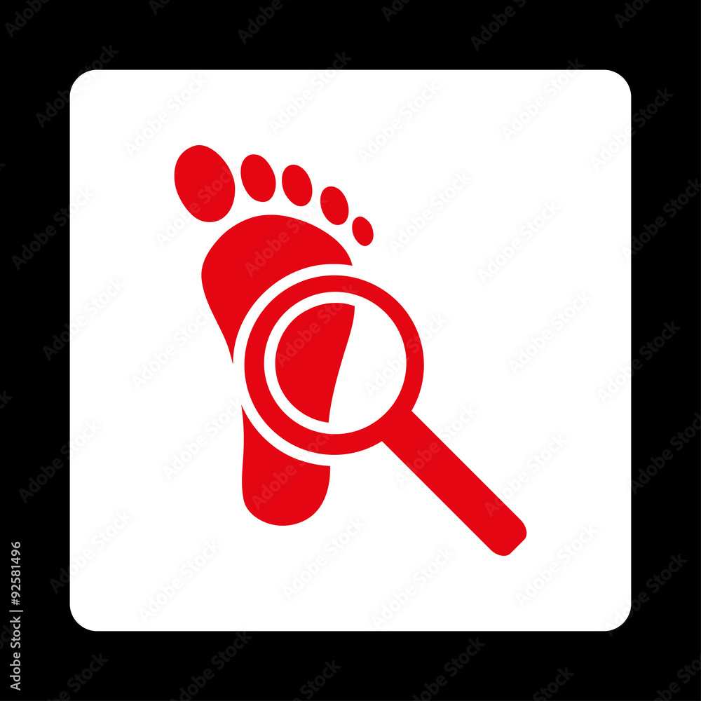 Poster audit icon from commerce buttons overcolor set