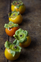 persimmons
