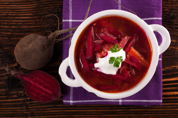 Borscht soup.