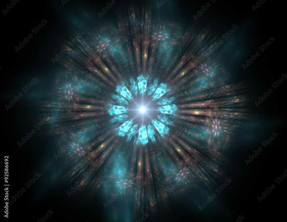 Poster the colors in the series, fancy paint. background consists of fractal color texture and is suitable 