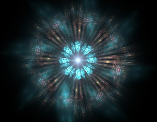 Fototapeta premium The colors in the series, Fancy paint. Background consists of fractal color texture and is suitable for use in projects