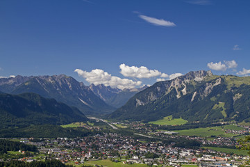 Fototapeta na wymiar Reutte in Tirol