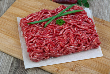 Minced beef meat