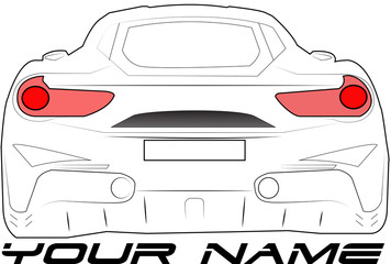 logo macchina stilizzata 