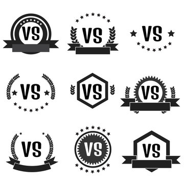 versus logos set